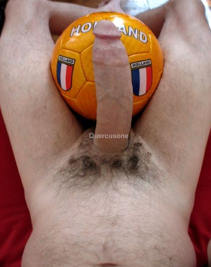 Dick with Soccer Ball Categorized in Sports Equipment